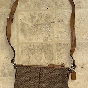 Coach Beige Crossbody Bag